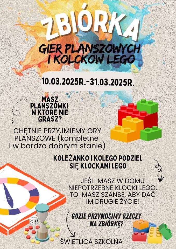 ZBIÓRKA GIER PLANSZOWYCH I KLOCKÓW LEGO