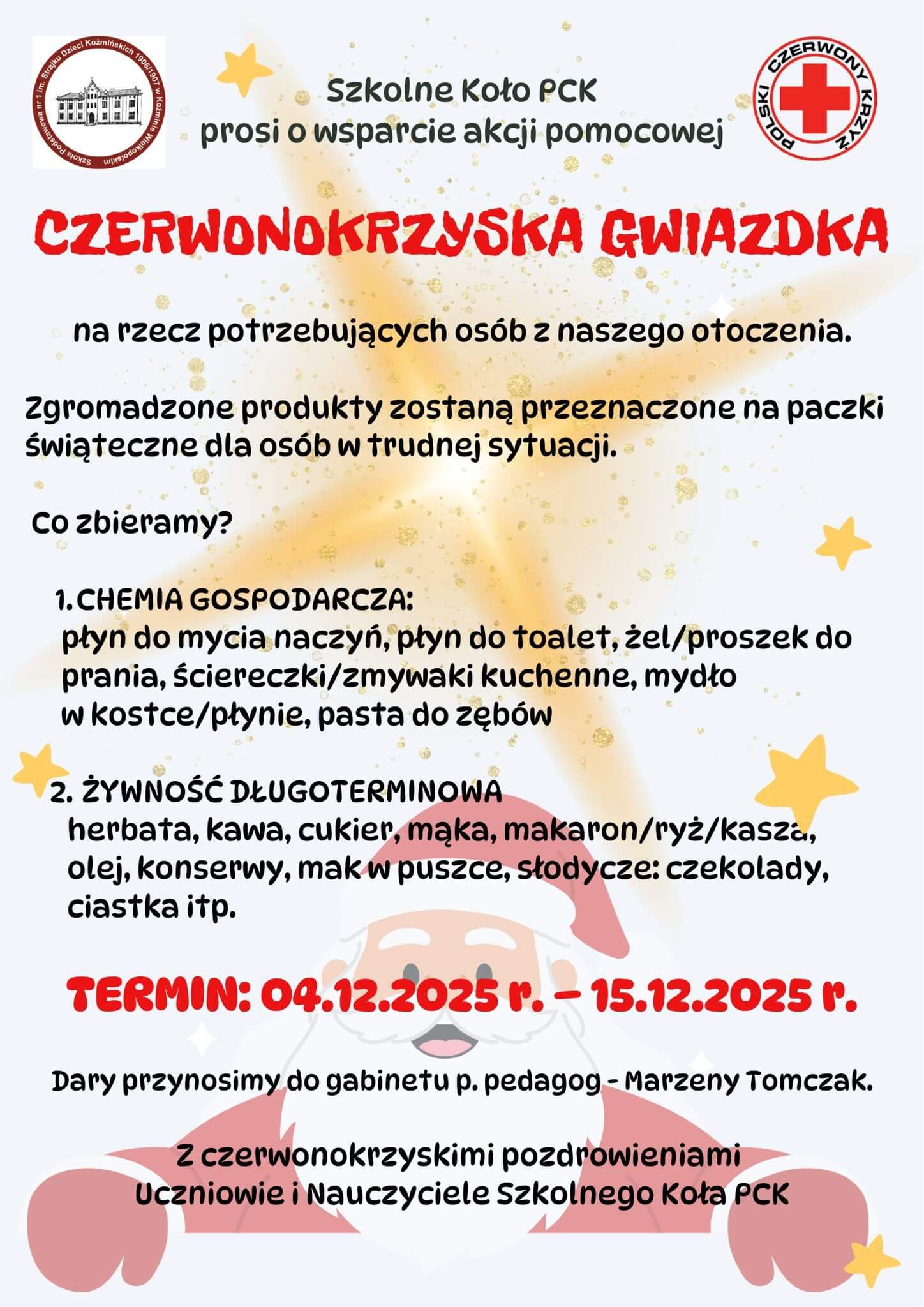 CZERWONOKRZYSKA GWIAZDKA