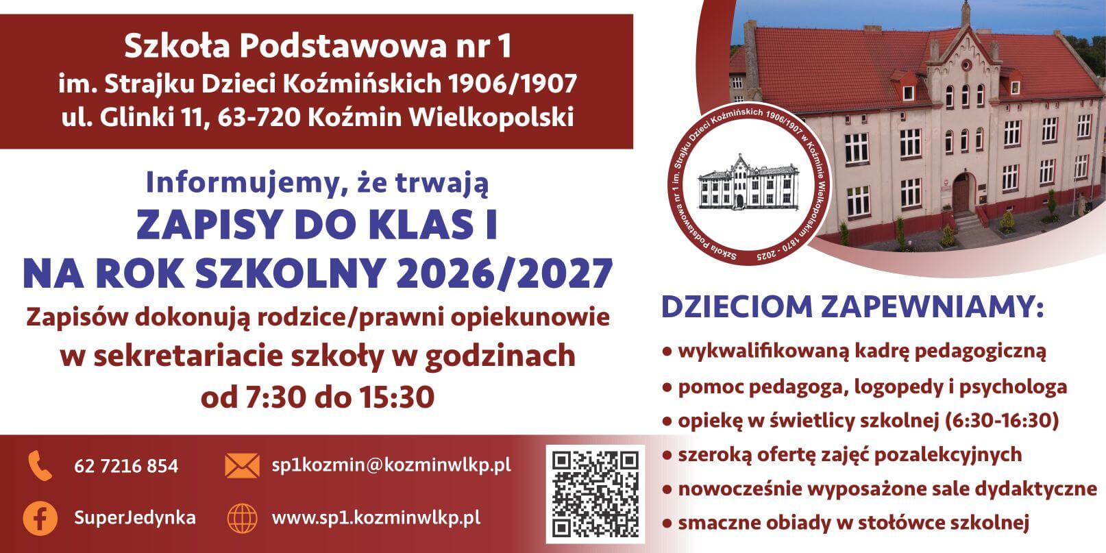 ZAPRASZAMY DO JEDYNKI