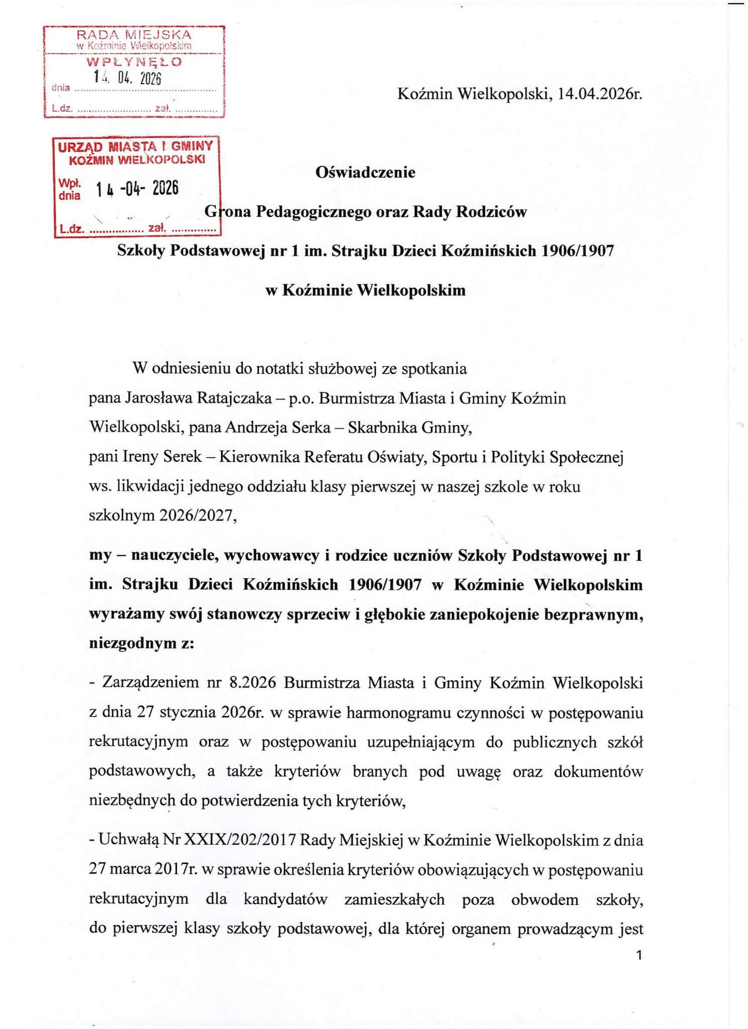 EDUKACJA TO INWESTYCJA, A NIE KOSZT, KTÓRY NALEŻY BEZREFLEKSYJNIE CIĄĆ PRZY KAŻDEJ OKAZJI