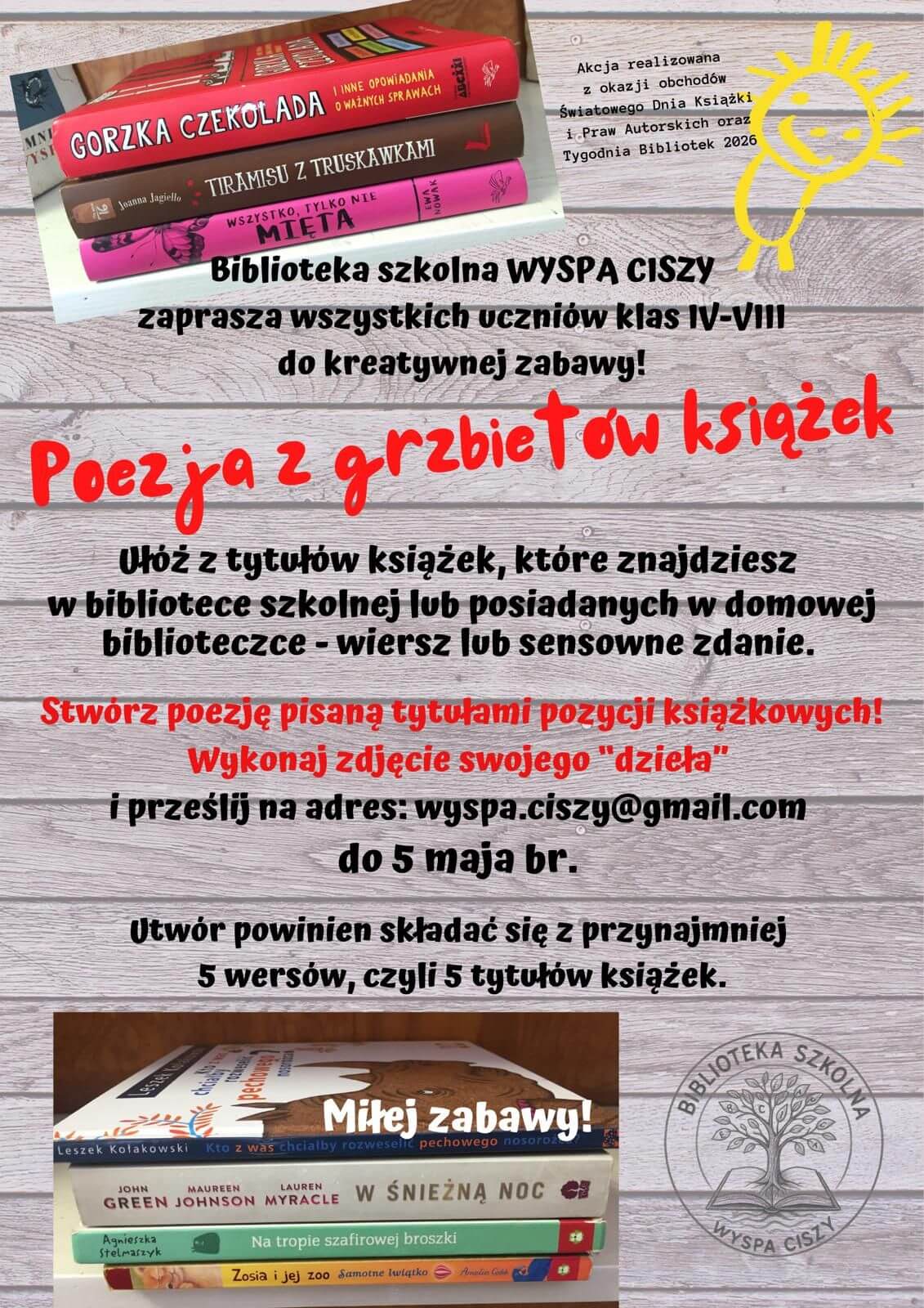 POEZJA Z GRZBIETÓW KSIĄŻEK