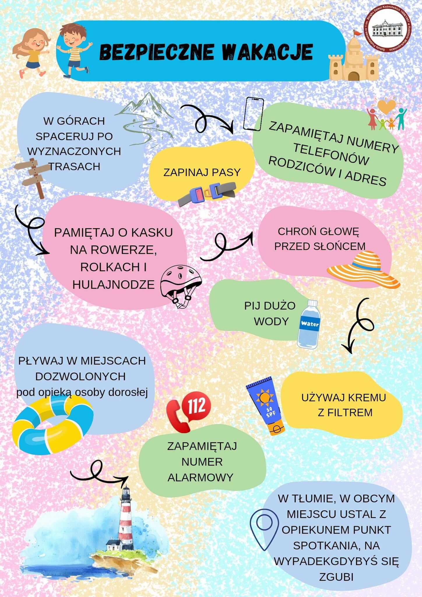 BEZPIECZNE WAKACJE