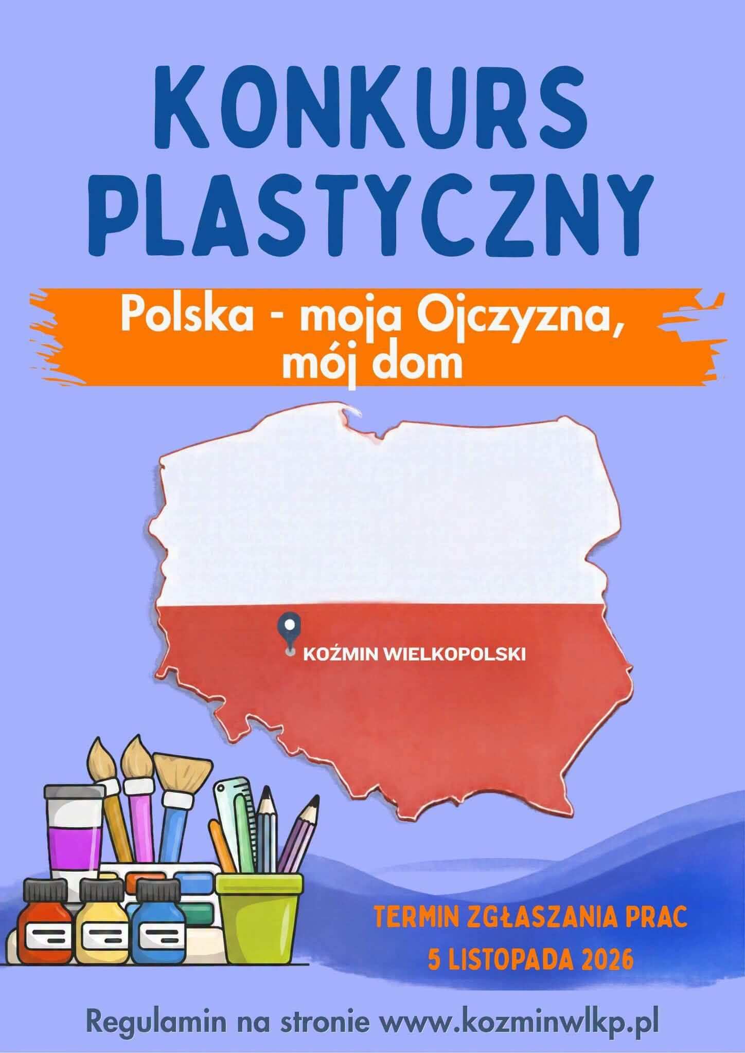 ZAPRASZAMY DO UDZIAŁU W KONKURSIE PLASTYCZNYM